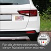younikat Auto-Magnet-Schild Anf?nger Lama Bunt I 20 x 10 cm