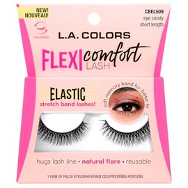 L.A. COLORS Flexi Comfort Lash, Eye Candy (Short Length) CBEL509
