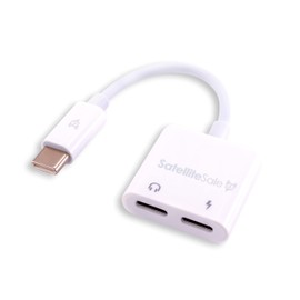 SatelliteSale Universal USB Type C to 2-Port USB Type-C Charger Adapter Male to Female Converter