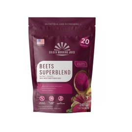 Beets Superblend 100% Freeze Dried Powder Juice, Beets, Pomegranate, Avocado, Kale, Banana, Monk Fruit, No Sugar Added.