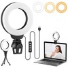 Video Conference Lighting Kit, Dveda Ring Light for Laptop Phone