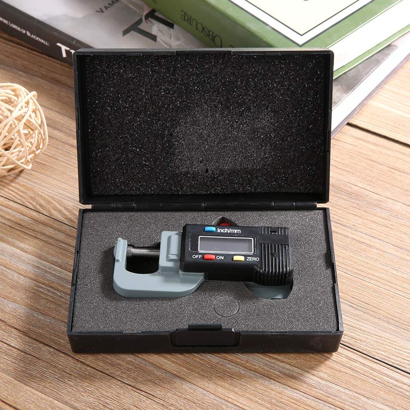 Digital Electronic Display Micrometer,0.01mm Thickness Measuring Tool,Inch/Metric Digital Thickness Gauge