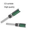 Pattern Flush Trim Bit 4 Pcs Router Bits，Top Bearing Flush
