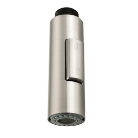 PULL down kitchen faucet sprayer head replacement,| G1/2 male or 13/16inch,| 2-Functions pull out kitchen sink faucet head replacement parts Compatible with RV/Giagni facuet Brushed Nickel