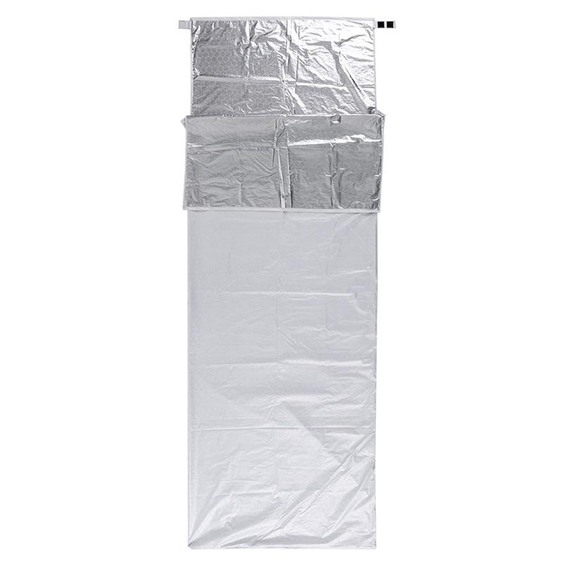 TOMSHOO Portable Warming Single Sleeping Bag Reflective Lock Temperature Outdoor