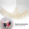 Storage Hammock Triangular Bohemian Style Cotton Rope Weaving Stuffed Animal