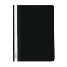 Herlitz File Folder A4 Polypropylene with Transparent Cover black