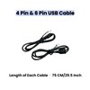 Epronic 4 Pin & 6 Pin Cable Adapter for Android