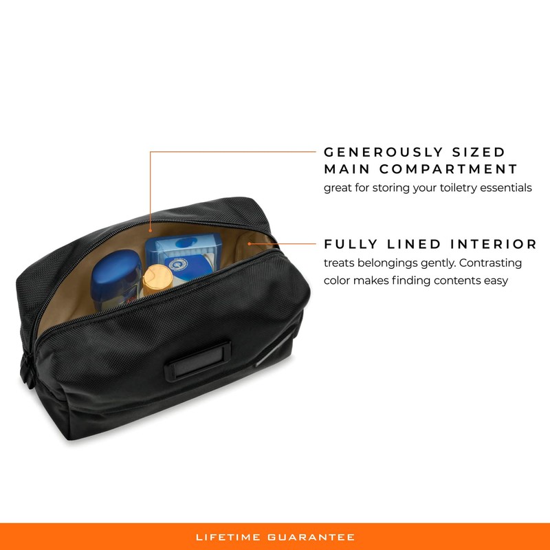 Briggs & Riley, Black, 10 Inch Everyday Essentials Toiletry Kit