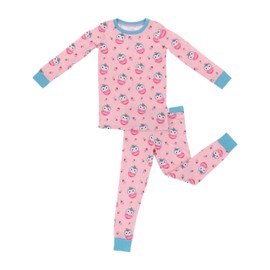 THE PLUSH CLUB Bamboo Baby Pajamas - Long Sleeve Onesie Soft, Breathable, Stretchable Toddler Pajamas 95% Bamboo Viscose Kids PJs
