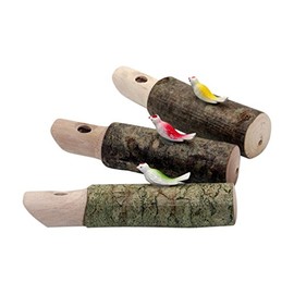 GICO 7937 Wooden Cuckoo Whistle Set of 3 Party Bags Children's Birthday Party Bag