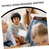 Operitacx Reusable Double-Sided Handheld Whiteboard Dry Erase Scoreboard for Classroom