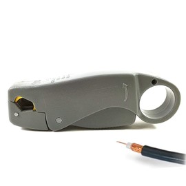 IWISS TL-322 (HT-322) Coaxial Cable Stripper, 3 Blades, Wire Stripper for 3C, 4C, 5C, Coaxial Cable