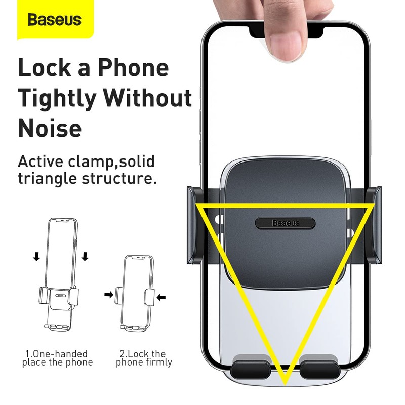 Baseus Soporte de Montaje para automóvil Control Abrazadera (versión de