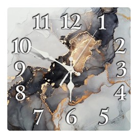 astylishome Garden Clock Modern Simple Classical Large Decorative Wall Clocks with Non Walking for Living Room Bedroom Study Office Kitchen Accessories 30 CM 0508