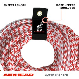 Airhead Ez Up Slalom Training Rope, Water Ski Rope for Learning, 1 Section, 75-Feet