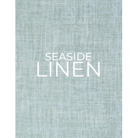 Seaside Linen: Decorative stacking book for Coffee Tables & Bookshelves | Perfect for Coastal Themed Home Decor Interior Design & Home Staging