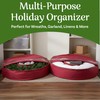 Wreath Storage Container - Canvas Bag with Clear Window and