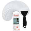 36PCS Non-Slip Bathtub Stickers, Safety Bathroom Tubs Showers Treads Adhesive