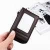 RFID Blocking Leather Wallet Anti-Theft Credit Card Holder Men Women