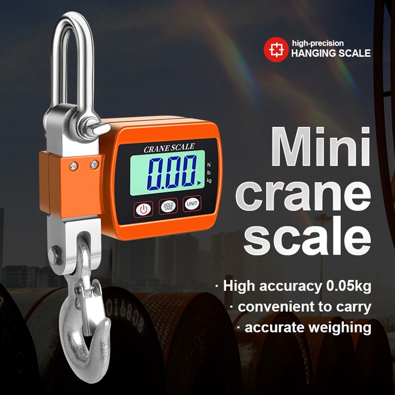 LCD Digital Display Crance Scale 0.05-500kg Portable Industrial Electronic Heavy
