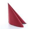 Alfred Mank Airlaid-Servietten, wie Leinen, 40 x 40 cm, Bordeaux / Burgunder, 50 Stück
