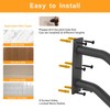 Wdwlbsm 2 Pcs Handrails for Outdoor Steps Stair Railing Indoor,