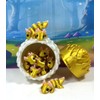 12pcs 3D Printed Axolotl with Eggs, Articulated Gold Fidget Axolotl,