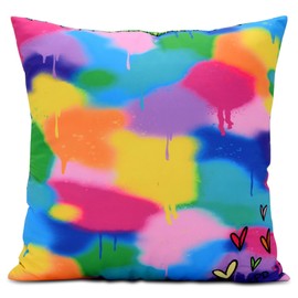 iscream + Corey Paige Designs Sporty Girl 14" Souvenir Autograph Pillow for Parties, Camp, Birthday Gifts and More!