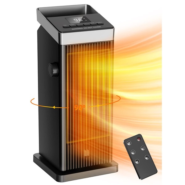 BREEZOME Space Heater, 1500W Fast Heating Heater for Indoor Use,