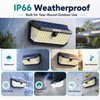 KAJICOO 416 LED Outdoor Solar Lights Waterproof with 300° Angle