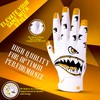 LISAAZ Limited Edition Football Gloves Fit Youth Football Gloves Receiver
