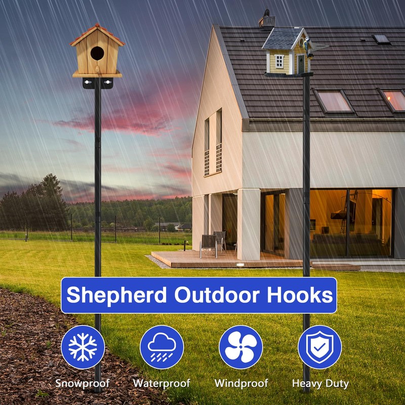 80 Inch Adjustable Bird Feeder Pole,Bird House Pole Suitable for