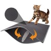 Pieviev Cat Litter Mat Double Layer Waterproof Urine Proof Trapping