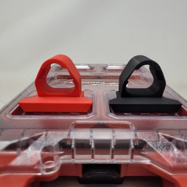 Fits Milwaukee Packout Organizer Locking Single M12 Battery Holder Red Black 8 of Each Organizer