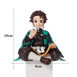 XESAGSNV Ghost Slayer Anime Cartoon Characters Anime Character Doll Models Character Statue Collectibles Gifts for Fans (Kamado Tanjirou)