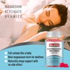 Greabby Magnesium Glycinate Gummies 500mg for Adults Sleep Support, Chewable