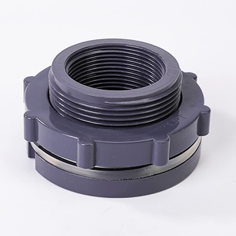2 Inch PVC Bulkhead Fitting for Water Barrel, Water Tank,