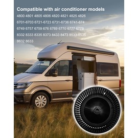 Upgrade 1472-1091 14721091 RV Air Conditioner Blower Wheel Compatible with 8332/8433/8632/6701/6702/6703/6721-6723 Models 7 inch Diameter