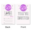 brayqu Disco Party Invitations Retro Disco Birthday Invites Fill-in (20