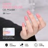 GAOY GAOY Pink Gel Nail Polish, 16ml Soak Off Gel
