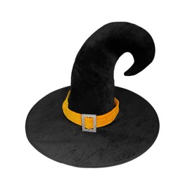 Moerstar Halloween Witch Hat, Velour Style, Cosplay, Halloween Hat, Party Goods, Wizard Hat, Triangle Hat, Small Devil, Witch Hat, Costume, Cosplay, Photography, Events, Adults, Children, Unisex