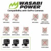 Wasabi Power Battery (4-Pack) for GoPro HERO7 Black, HERO6, HERO5