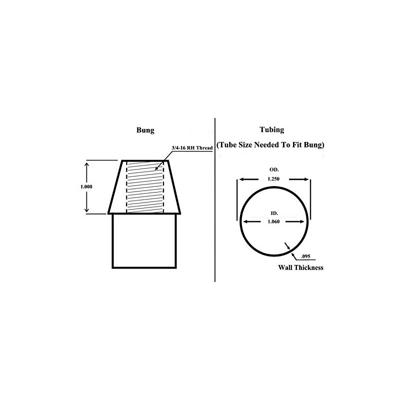 QS Components 5/8 X 3/4-16 Economy Panhard Bar Kit with