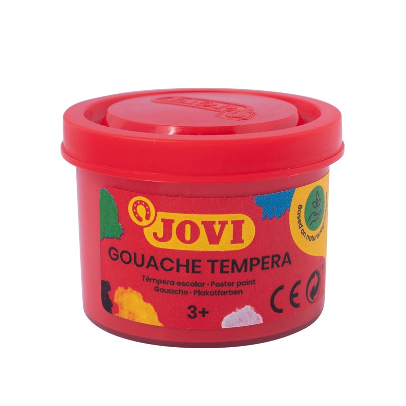 Jovi Case Tempera Paint, 5 pots 35 ml, Burgundy (50307)