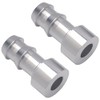 Podavelle Aluminum Weld On 1/2 In. Barb Fitting Adapter, Pack