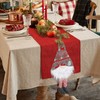 Betylifoy Christmas Santa Gnomes Table Runner with Long Legs Xmas