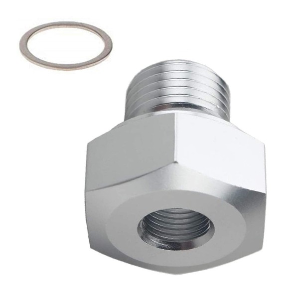 M16 1.5 Adapter to 1/8 NPT Oil Pressure Sensor Adapter