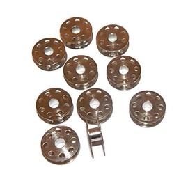 Cutex (TM) Brand 10 Bobbins For Singer 221 Featherweight, 301 Sewing Machines #45785