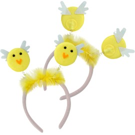 SRVertex 1-Piece Easter Chick Head Boppers, Decorated Spring Time, Cosplay Accessory, Headwear Essentials for Fancy Dress Party, Ideal Christmas, Festive Head Piece Gifts